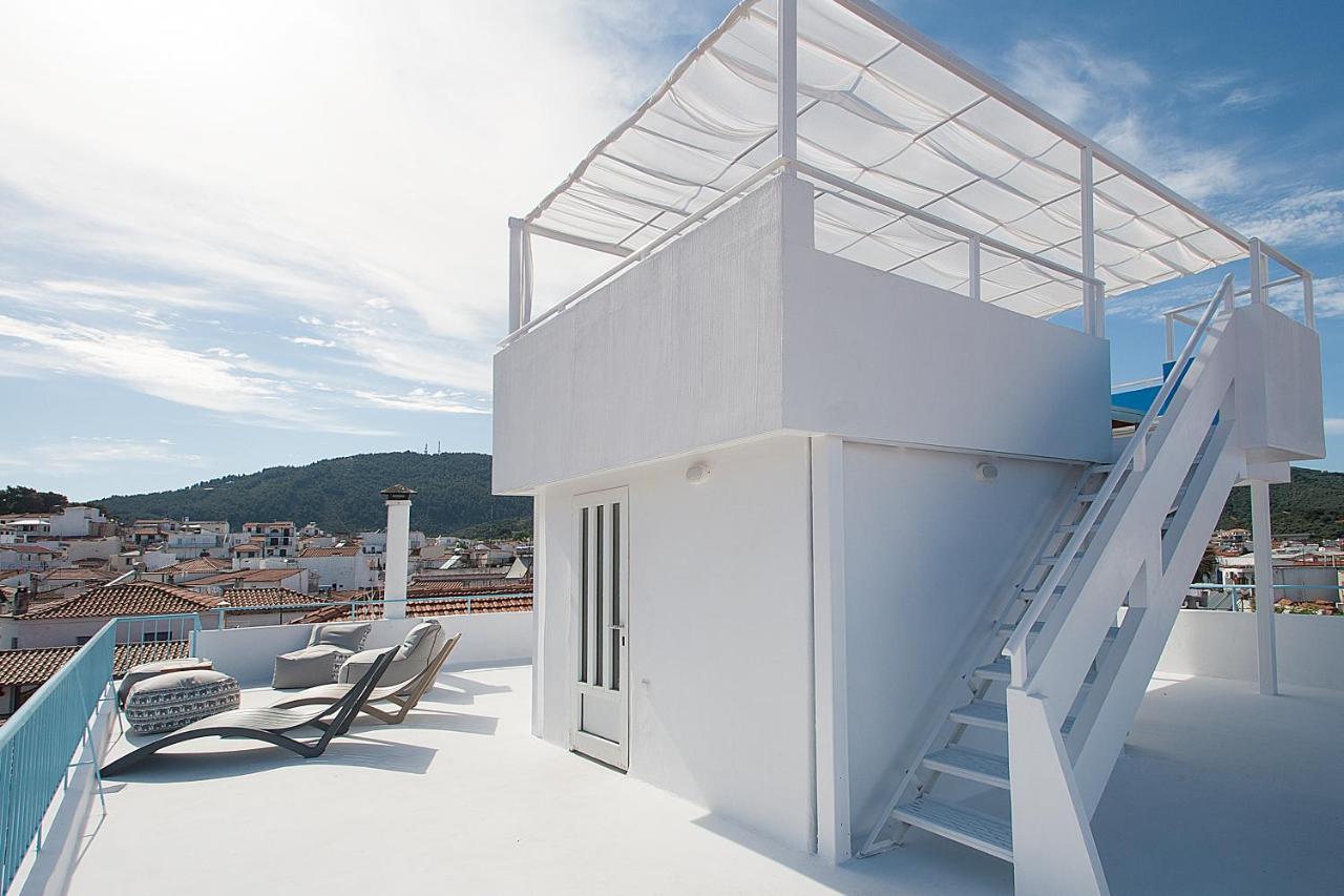 Capolavoro, Boutique Apartment With Unique Rooftop Skiathos Exterior foto