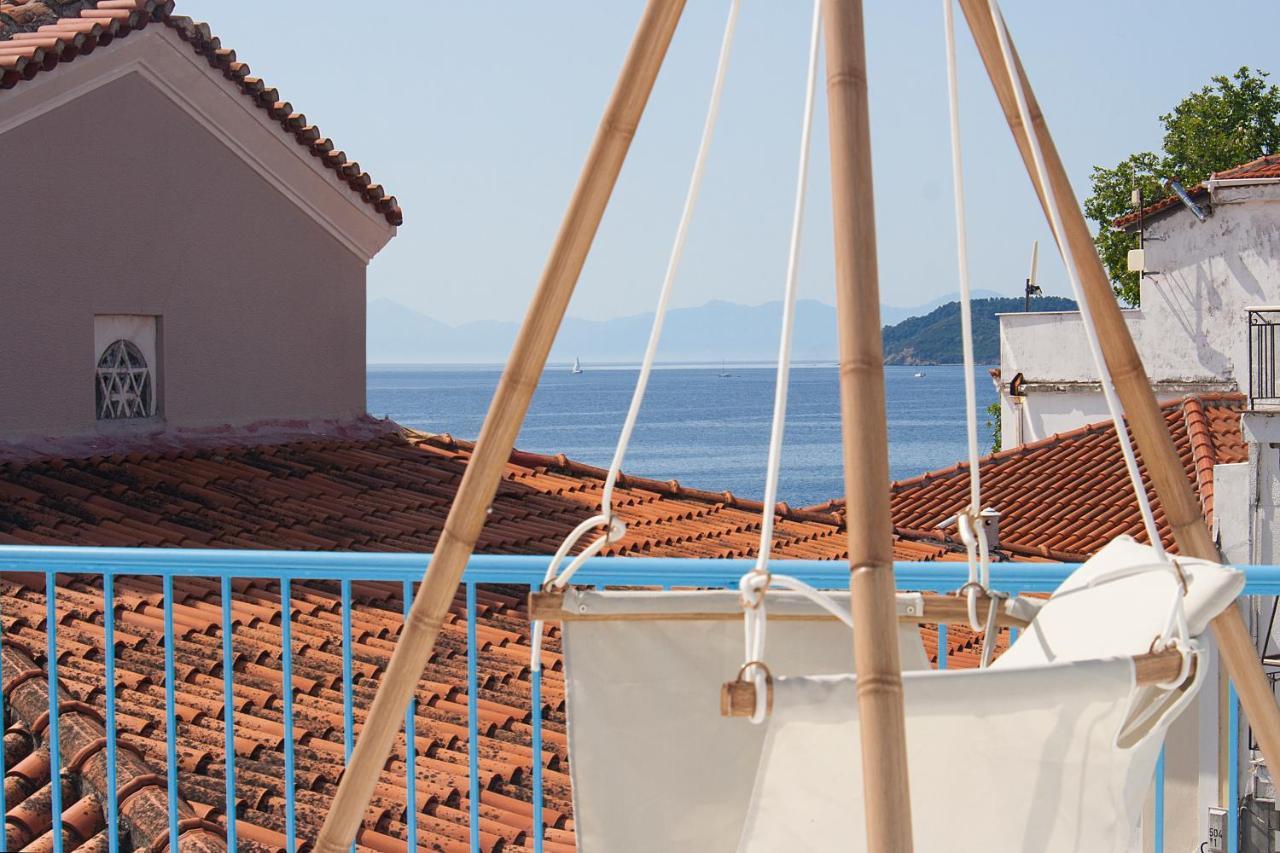Capolavoro, Boutique Apartment With Unique Rooftop Skiathos Exterior foto