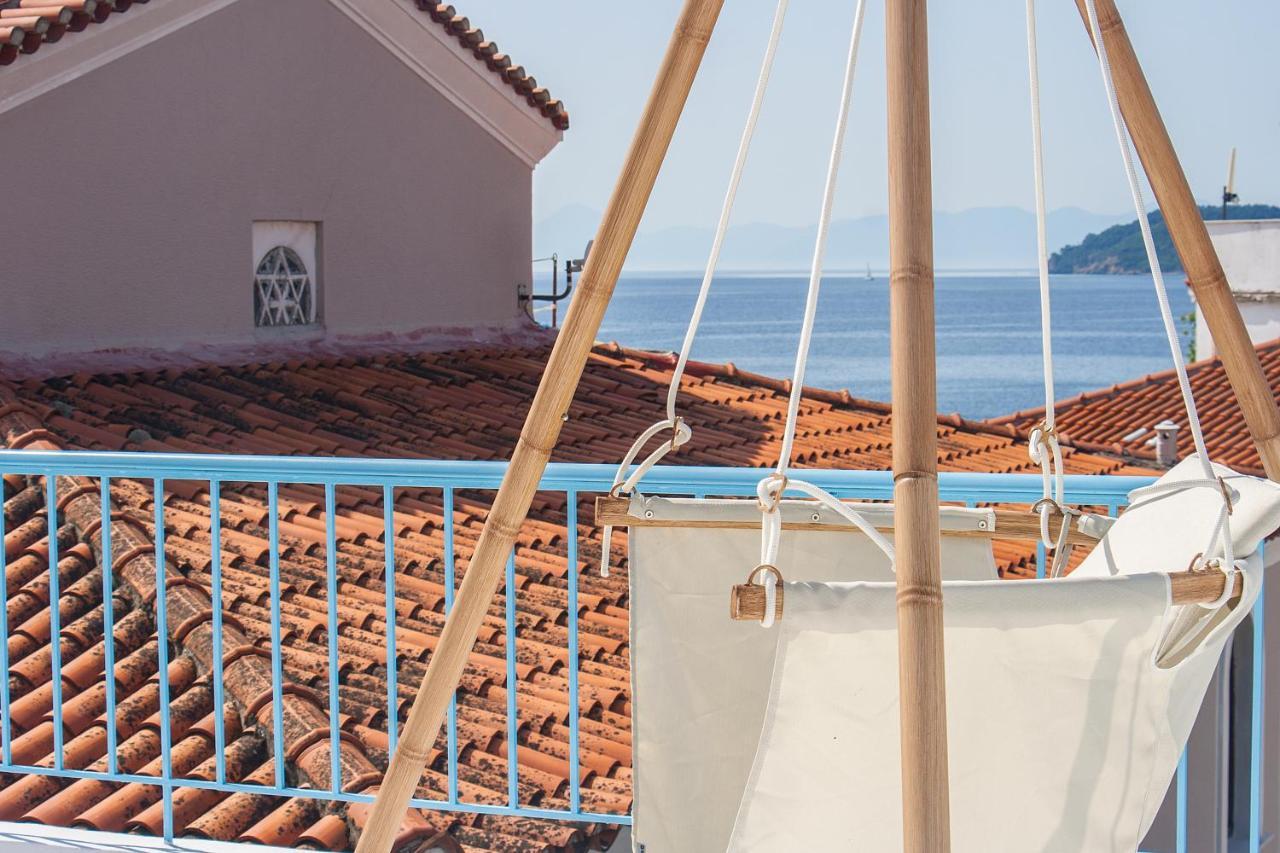 Capolavoro, Boutique Apartment With Unique Rooftop Skiathos Exterior foto