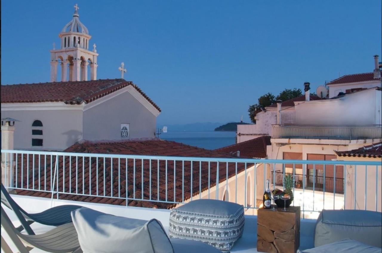 Capolavoro, Boutique Apartment With Unique Rooftop Skiathos Exterior foto