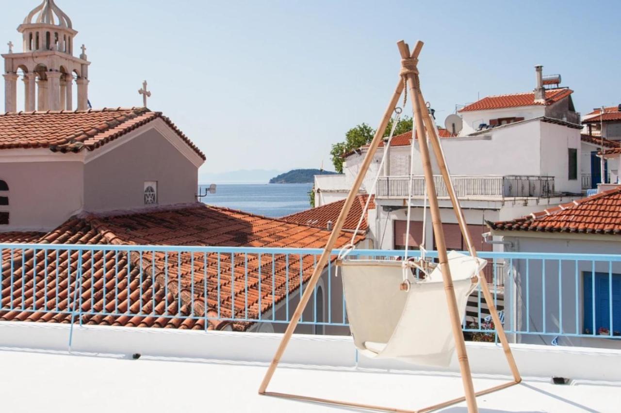 Capolavoro, Boutique Apartment With Unique Rooftop Skiathos Exterior foto