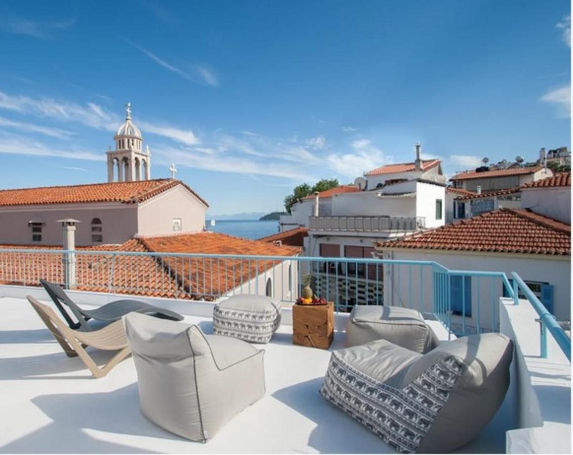 Capolavoro, Boutique Apartment With Unique Rooftop Skiathos Exterior foto